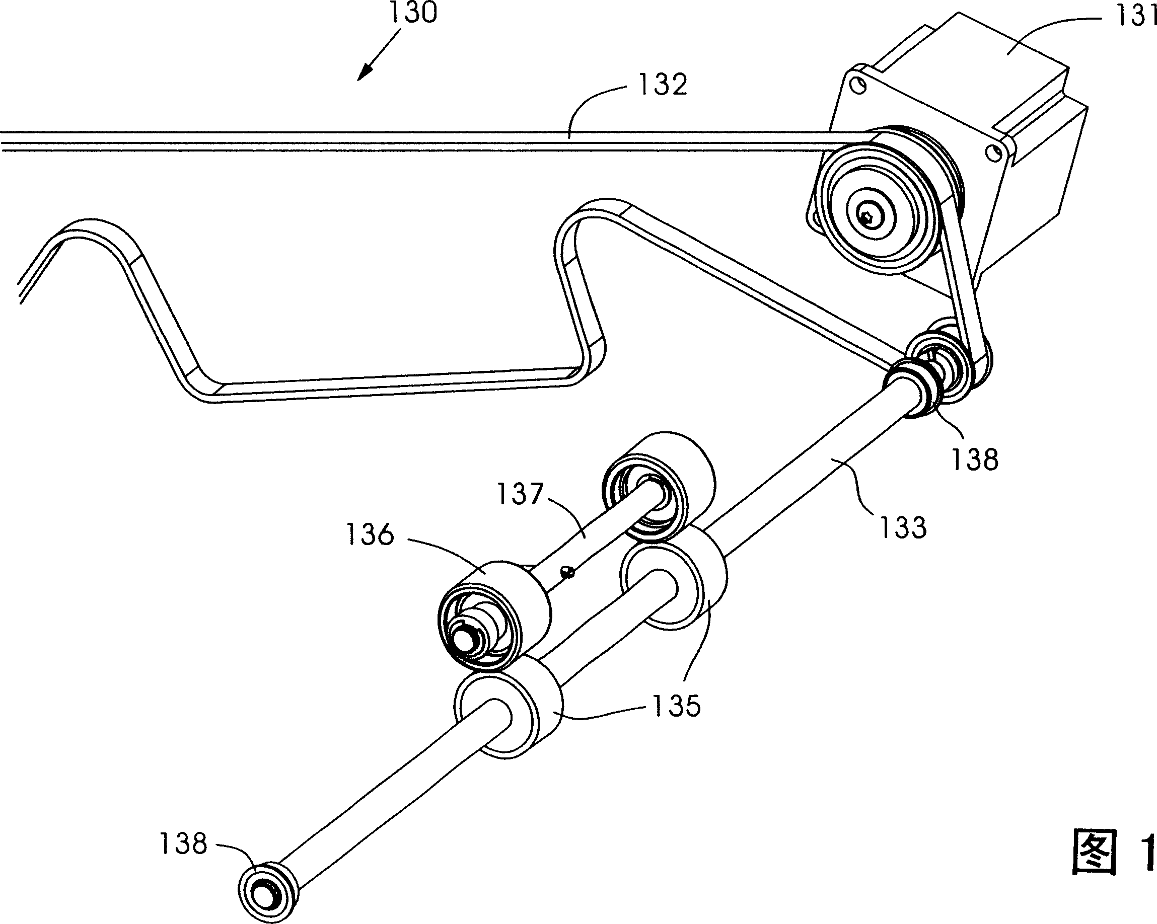 Device used for delivering quiding plane material