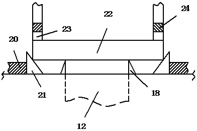 An aluminum profile punching device and punching method thereof