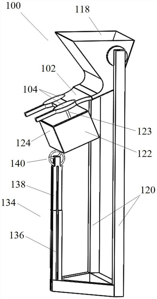 Device for feeding corn seeds one by one