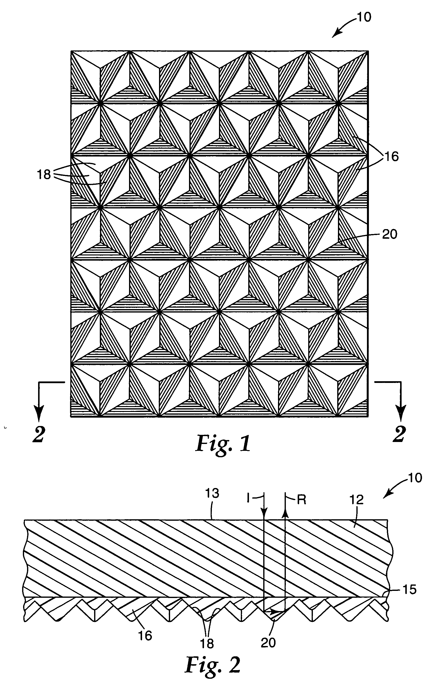 Prismatic retroreflective article with fluorine- or silicon-containing prisms