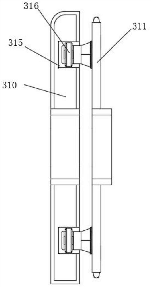 Scaffold short pipe rust removal device for constructional engineering and using method thereof