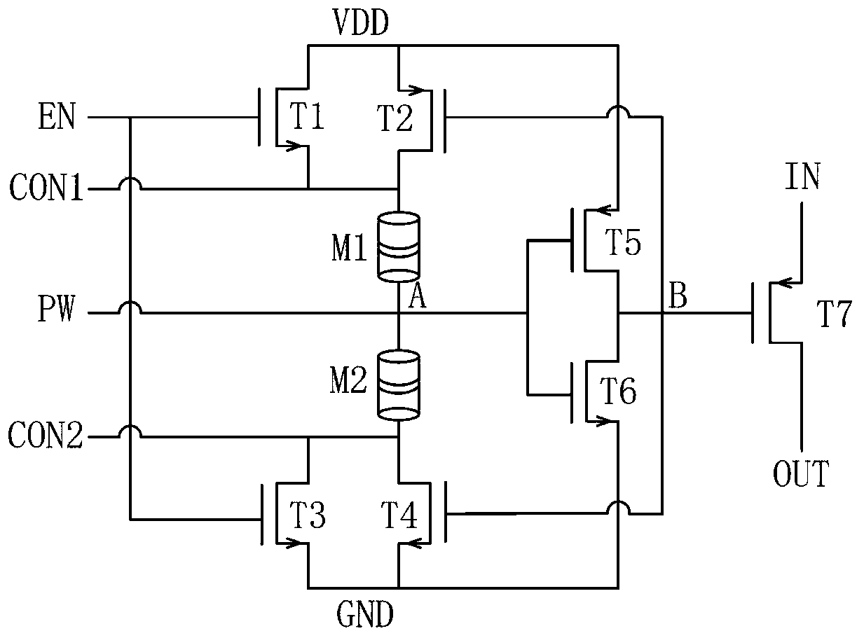 FPGA (Field Programmable Gate Array) switch unit based on STT-MRAM (Short Term Transistor-Magnetic Random Access Memory)