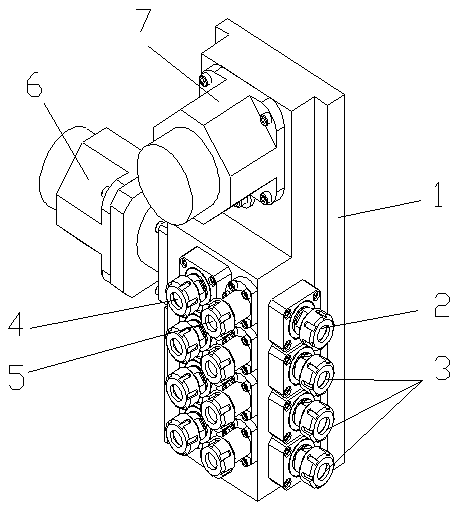 A power head device for turning and milling compound numerical control machine tool