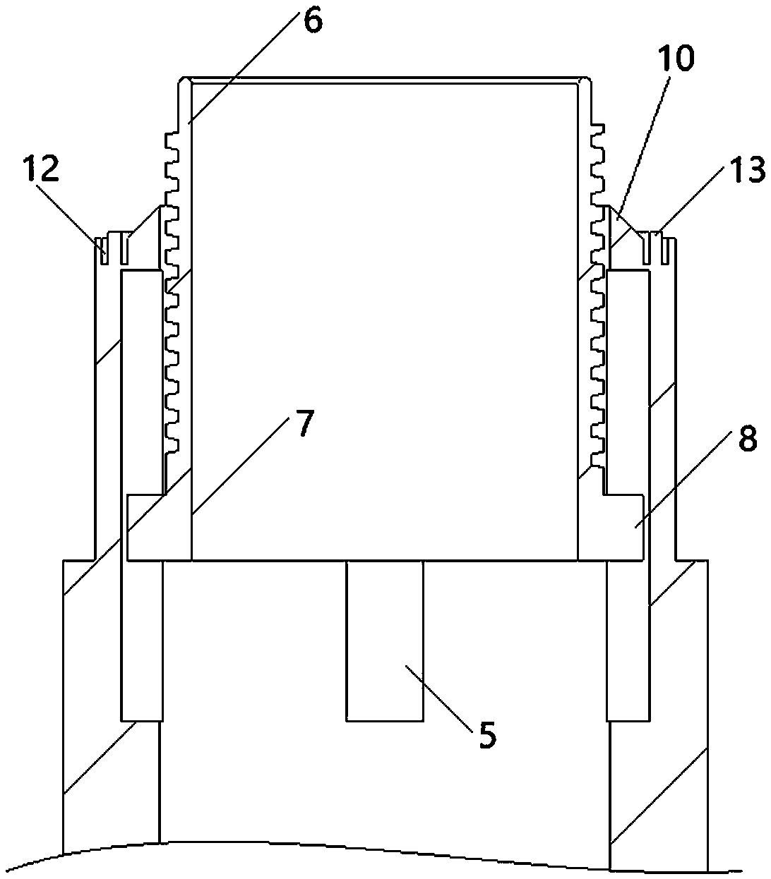 A stainless steel tube that is easy to disassemble