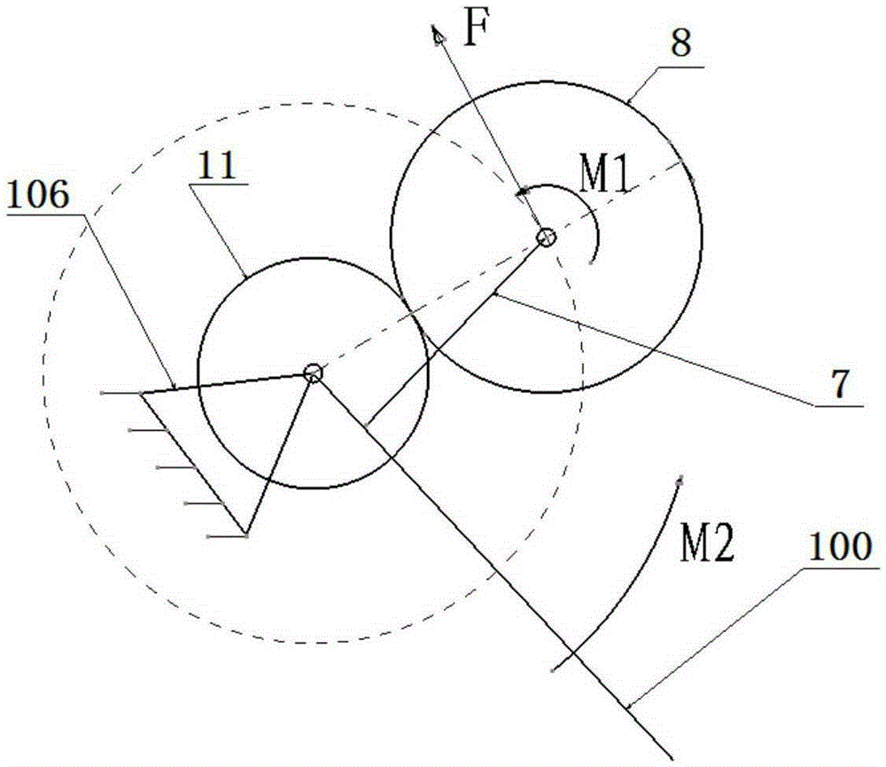 Landing-gear raising-lowering device