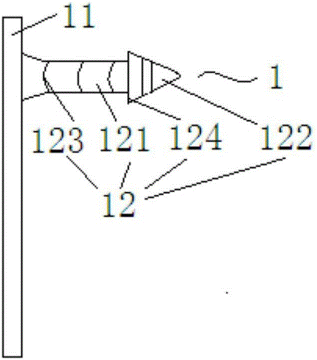 Animal ear tag for synchronously collecting DNA sample