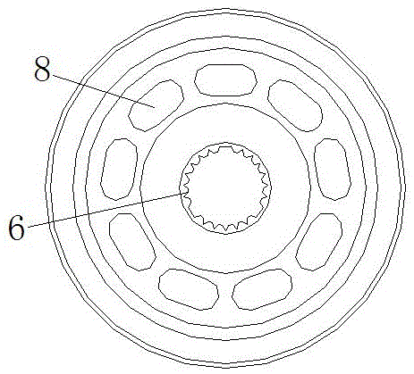 Cylinder block for hydraulic plunger pump