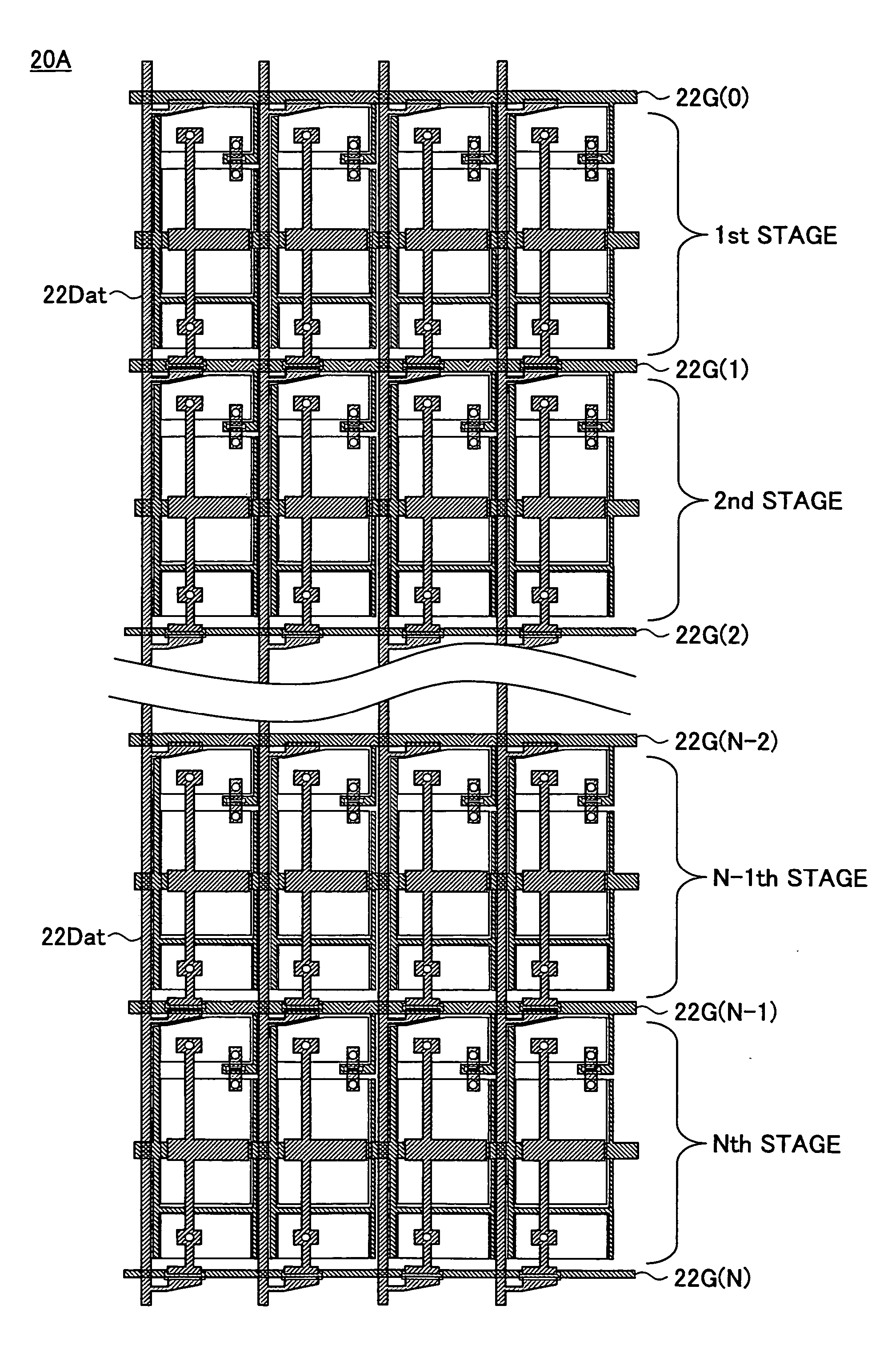 Liquid crystal display device and method of suppressing afterimages