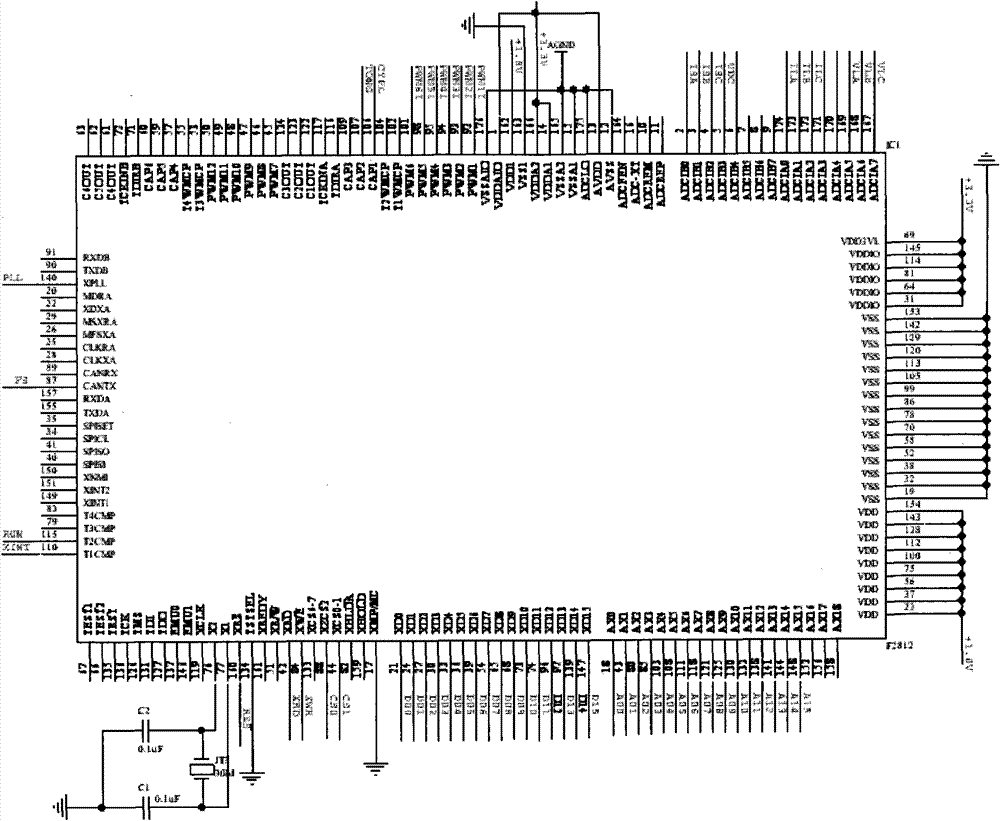 Inverter driving device based on digital signal processor (DSP) and complex programmable logic device (CPLD)