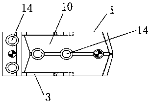 Automobile die tapered wedge device