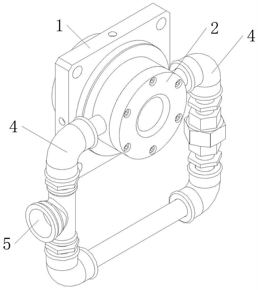 Reversion device of cooling equipment for wire rolling