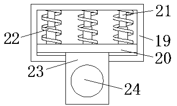 Deinsectizing sprinkling device for forestry