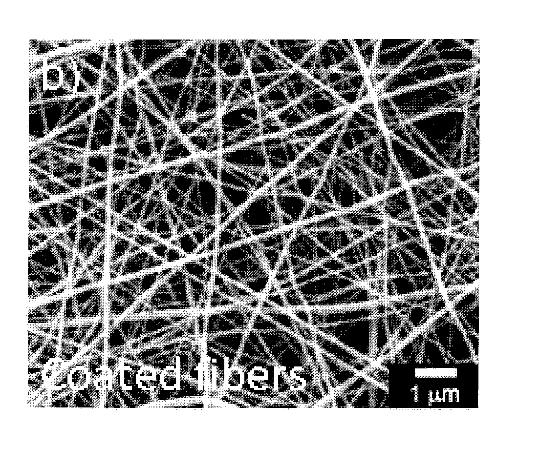 Nanostructured polymer-inorganic fiber media