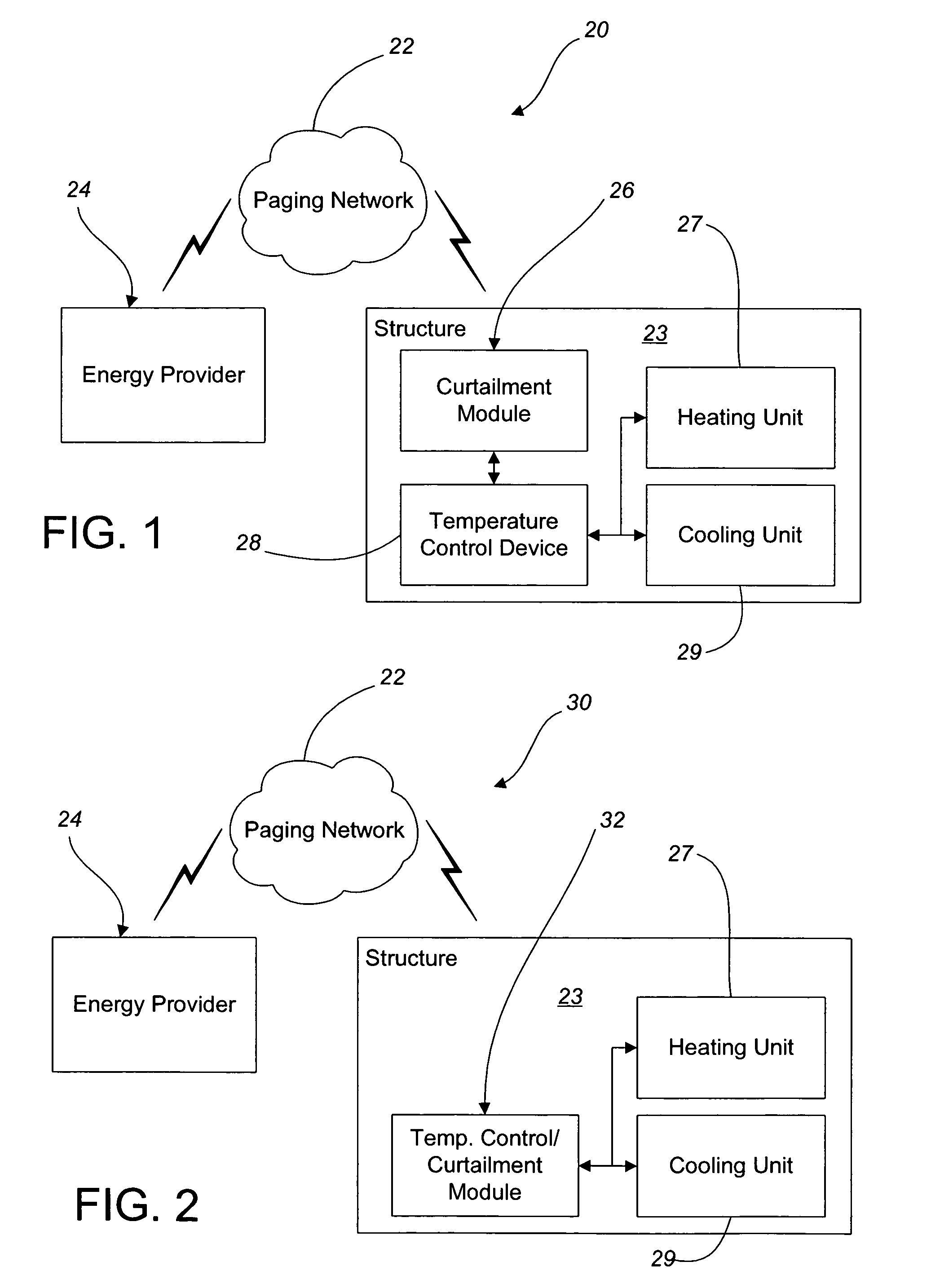 Tone generating electronic device with paging module for verification of energy curtailment