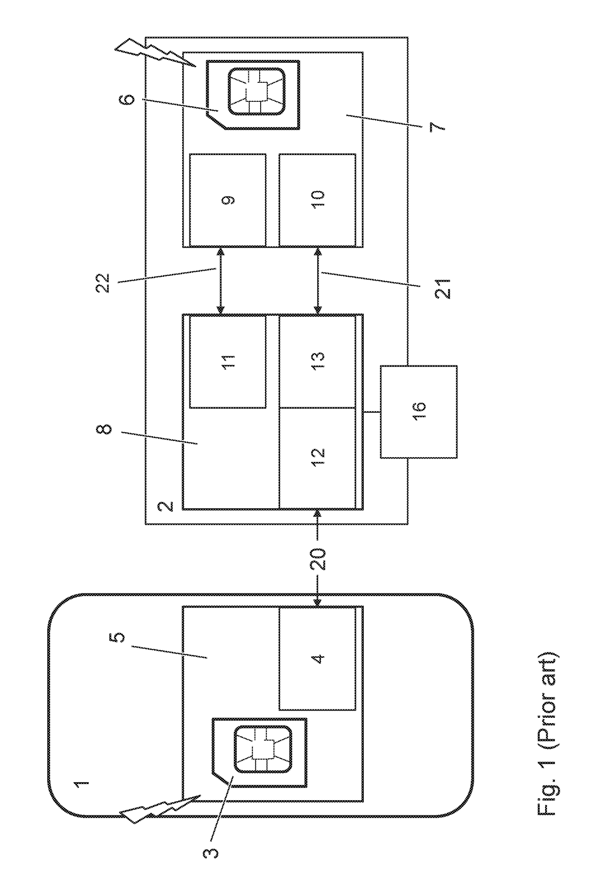 Method for interaction of a wireless communication device with an identification unit