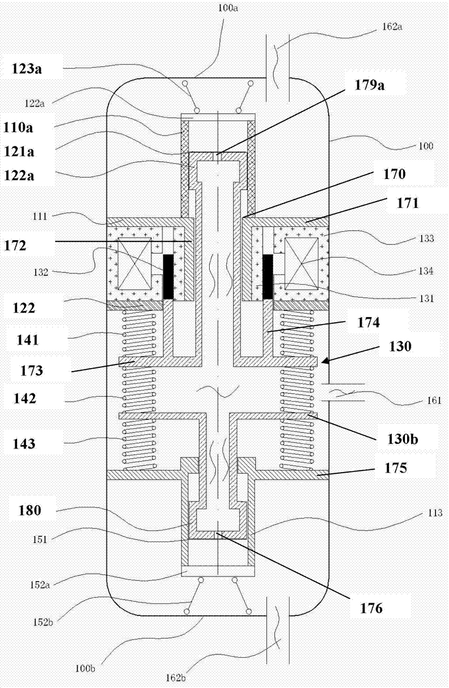Linear compressor with damping structure