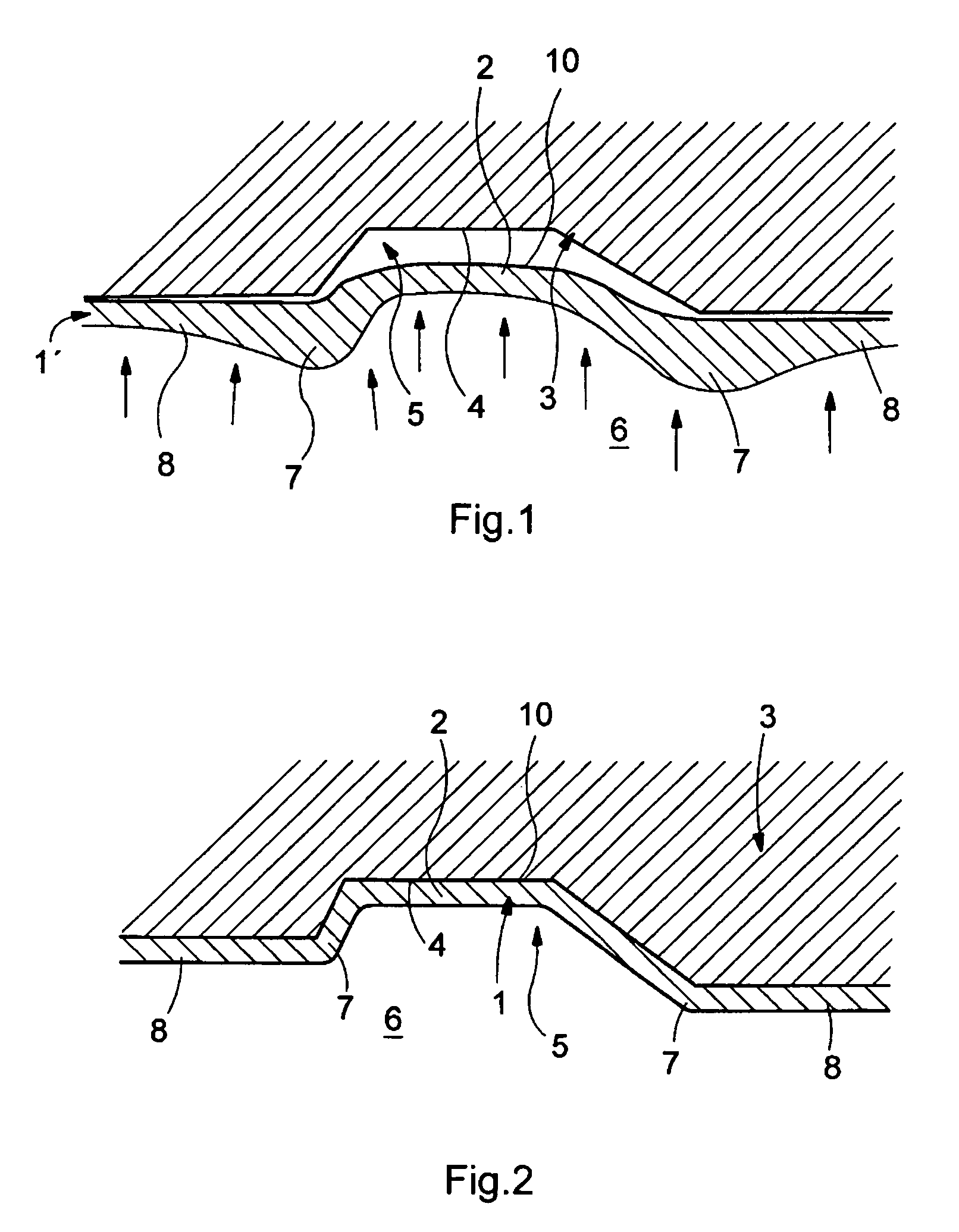 Process for producing hollow metal articles