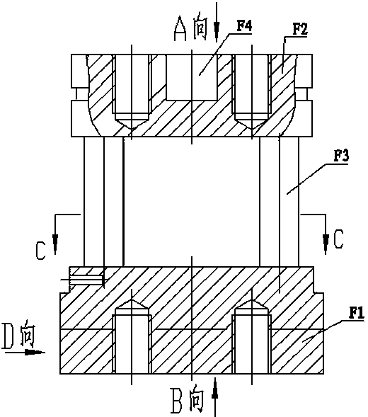 Tension and torsion double-component strain sensor