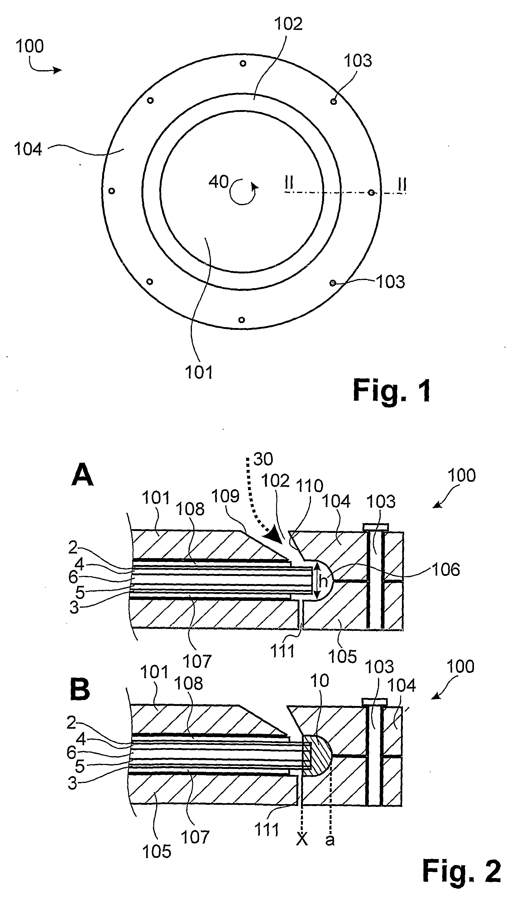 Centrifugal casting method for forming a frame and defining mould therefor