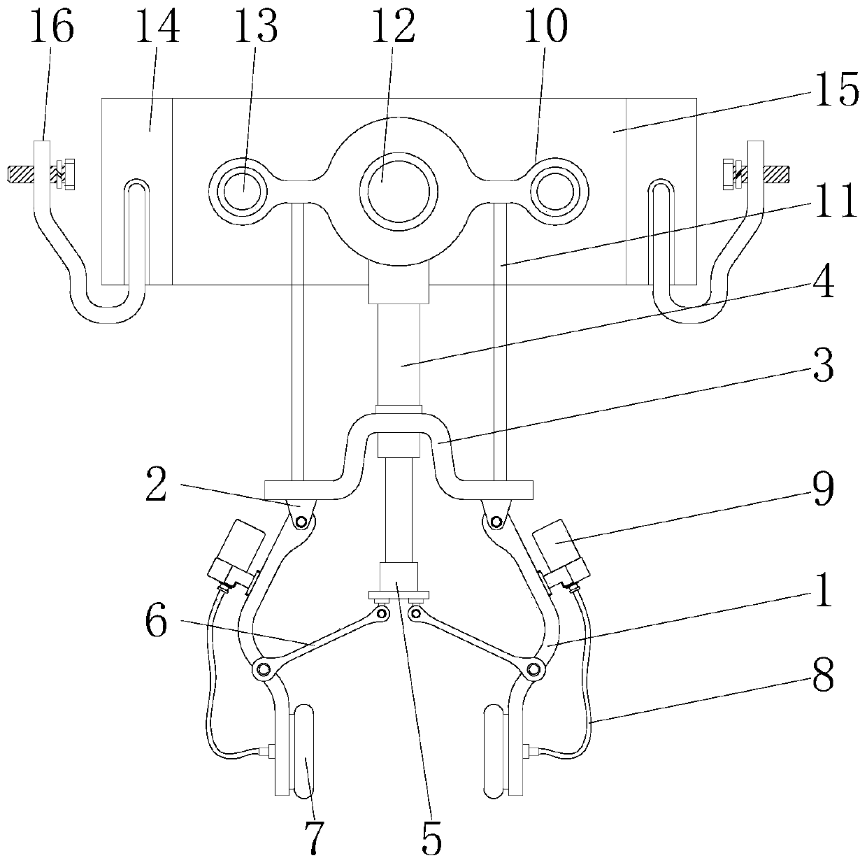 Manipulator mechanical arm structure