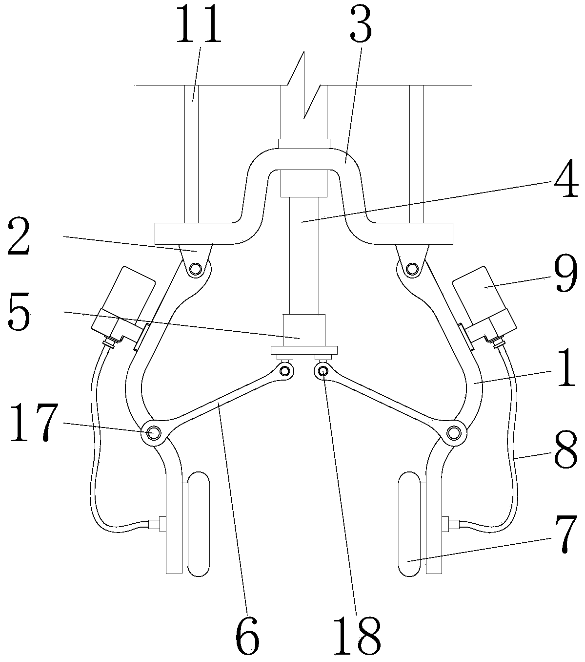 Manipulator mechanical arm structure