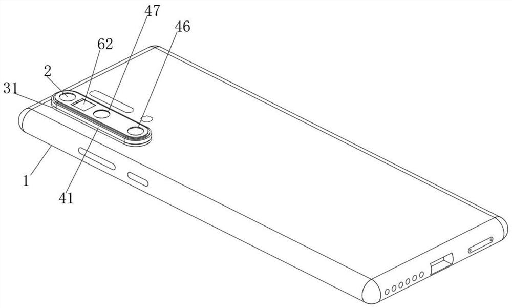 Auxiliary protection device for mobile phone camera group