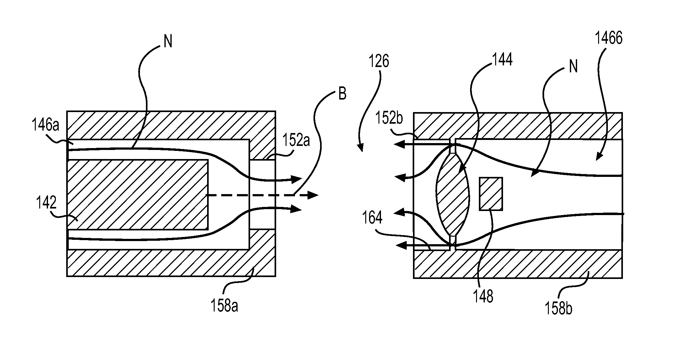 Method and apparatus for increased purge efficacy in optical absorption spectroscopic measurements of gases in sealed containers