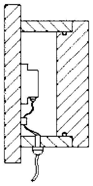 Hydraulic dam gate angle detection device and application thereof