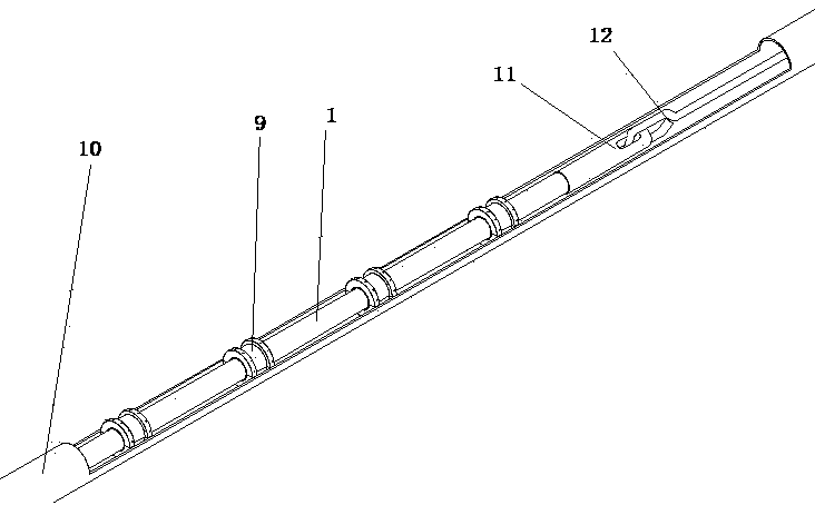 Antifriction device of power cable installation in pipe