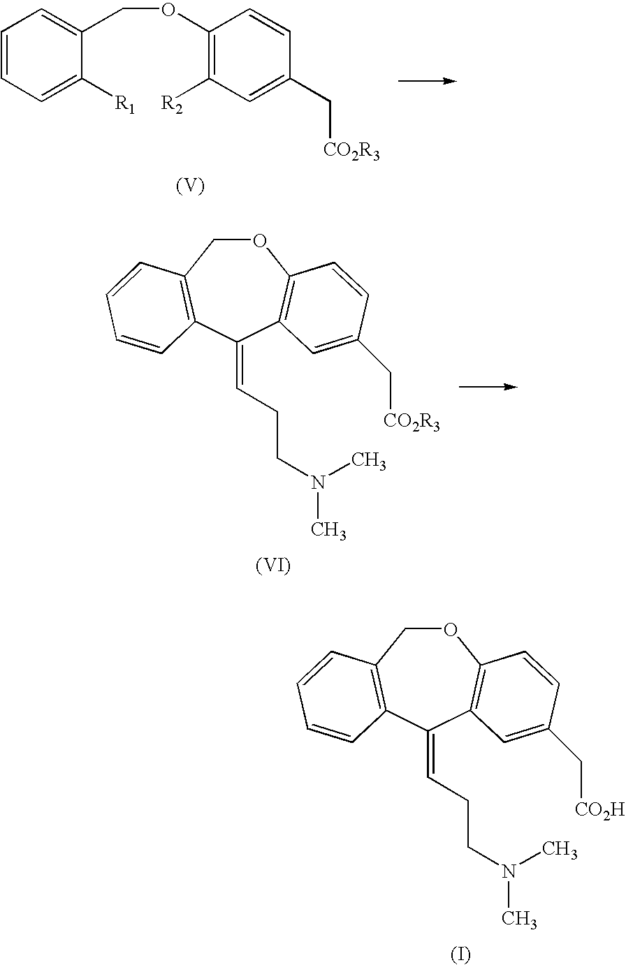 11 - [ (Z) -3- (Dimethylamino) Propylidene] - 6, 11-Dihydro-Dibenz [B,E] Oxepin-2-Yl] - Acetic Acid