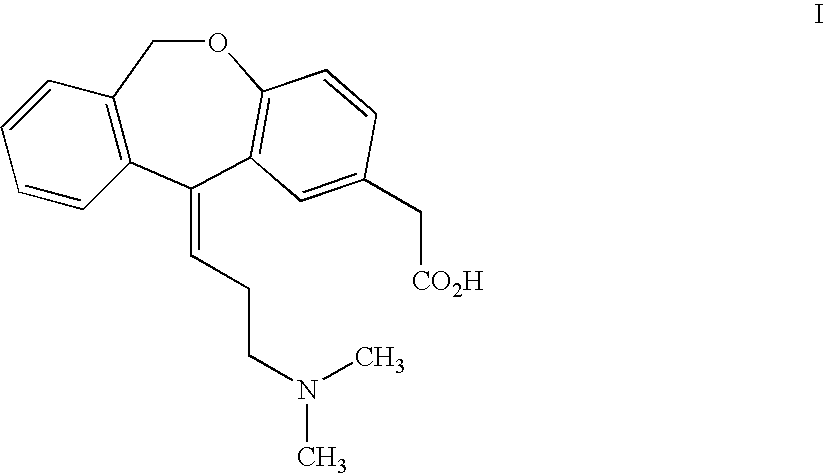 11 - [ (Z) -3- (Dimethylamino) Propylidene] - 6, 11-Dihydro-Dibenz [B,E] Oxepin-2-Yl] - Acetic Acid