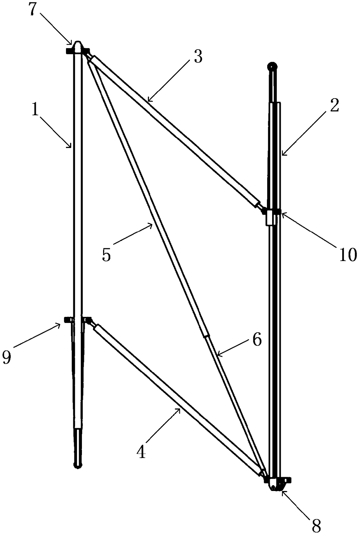 A new ring-shaped deployable truss structure