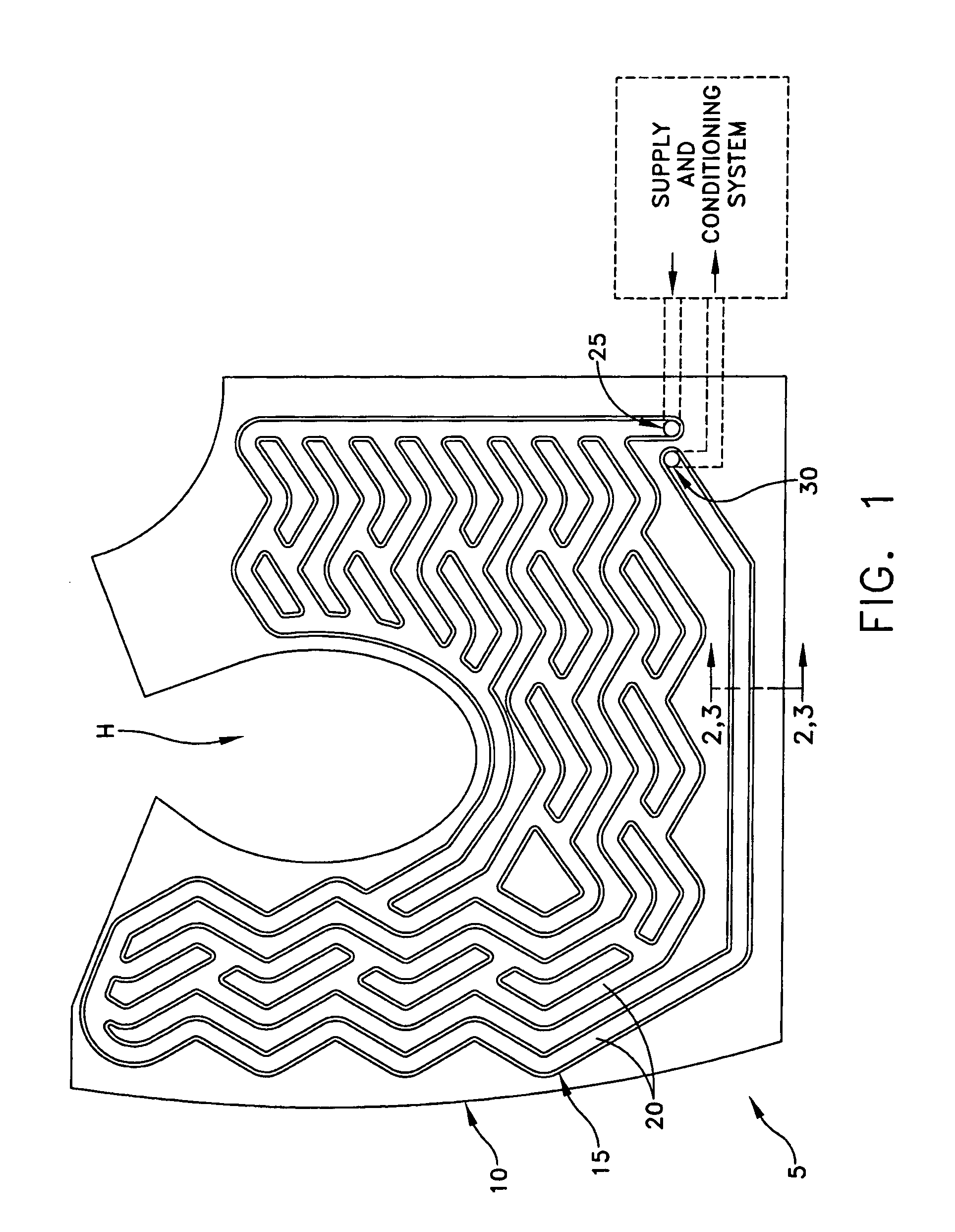 Personal cooling or warming system using closed loop fluid flow