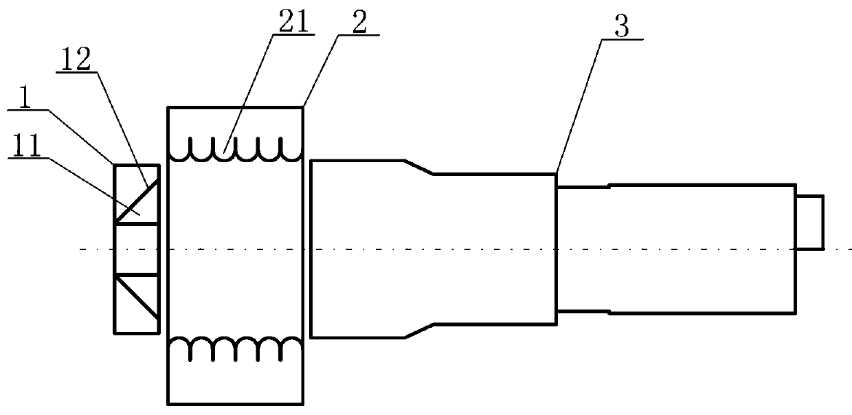 Detection device for annular multi-surface prism