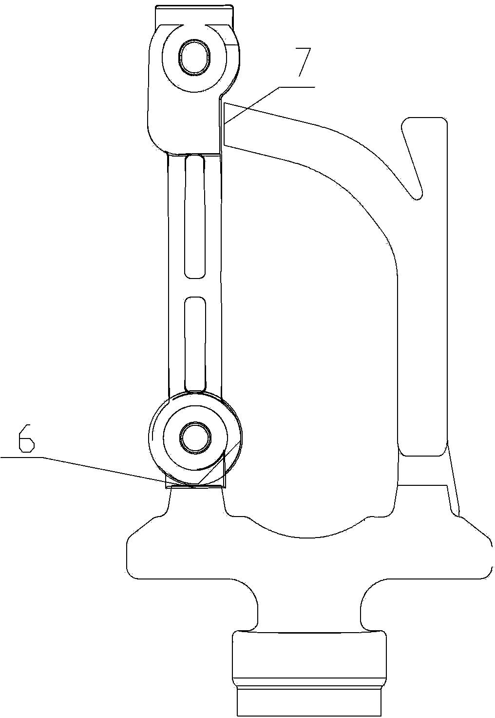 Local pressurization mechanism and method for producing automobile engine suspension shock insulators by same