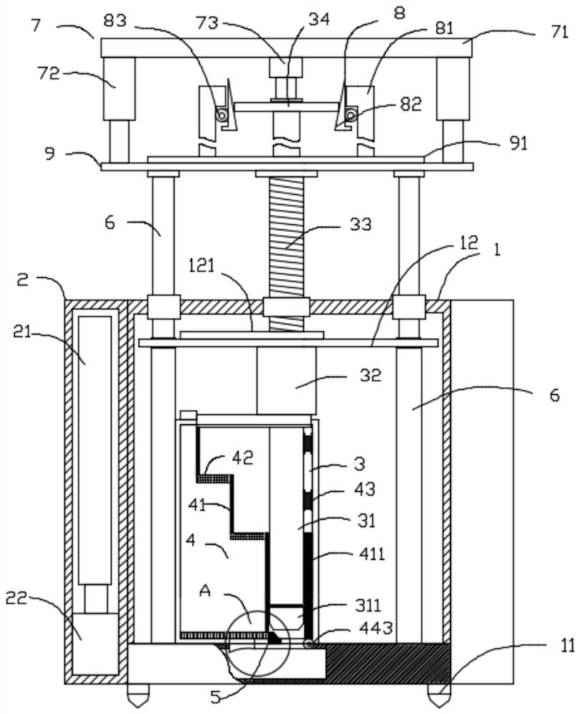 Sludge sample collection device for ecological monitoring and collection method thereof