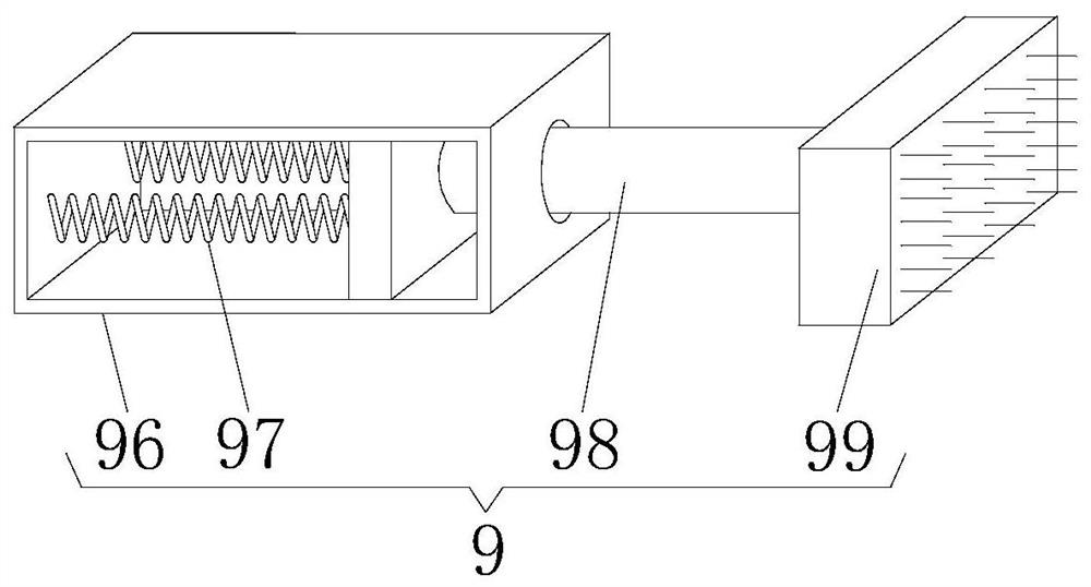 Angle-adjustable pipeline inner-wall cleaning device for machining