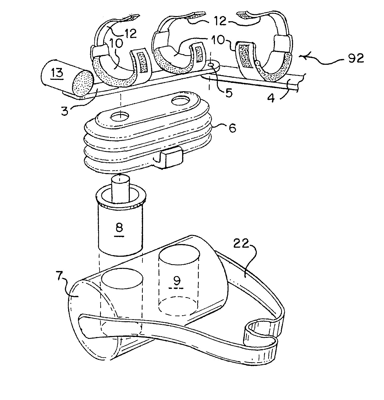 Orthopedic arm and shoulder brace