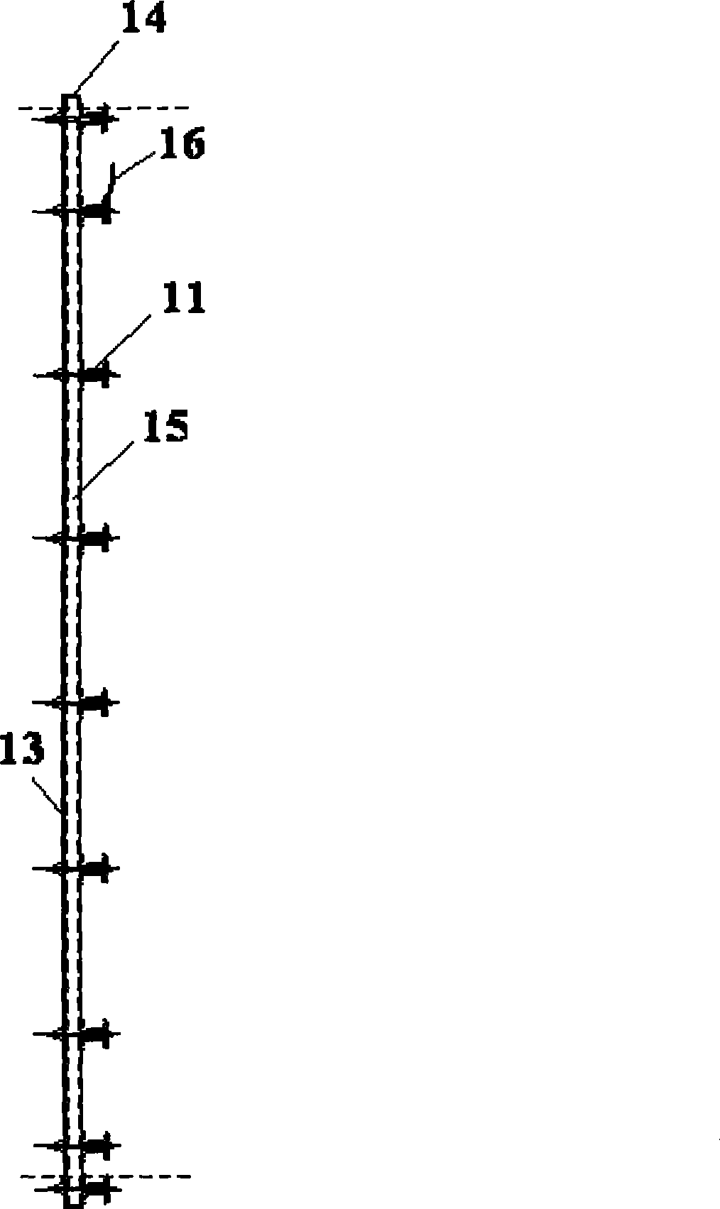 Large arc-shaped steel mould with adjustable width