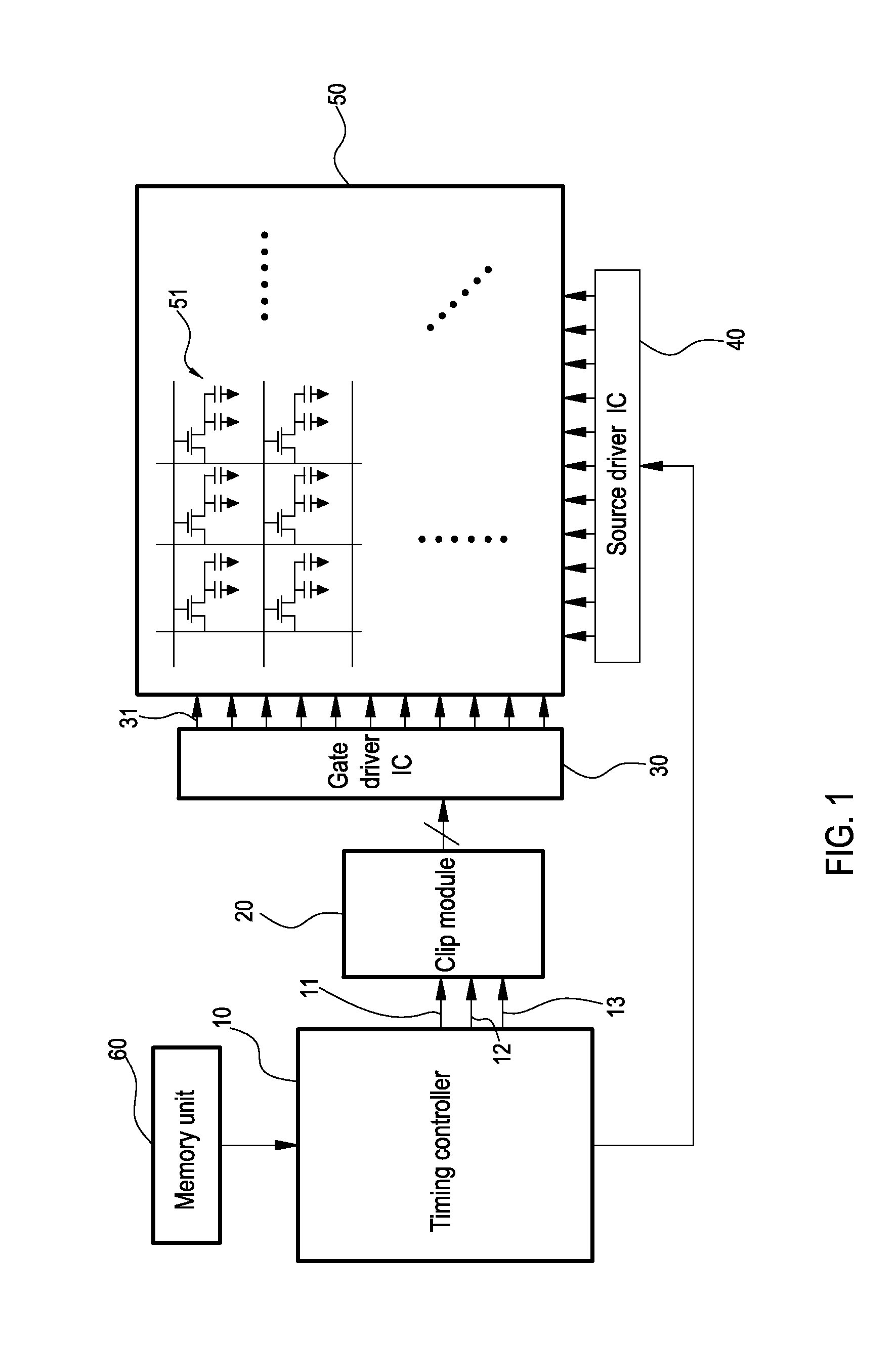 Display clip system and timing clip control method thereof