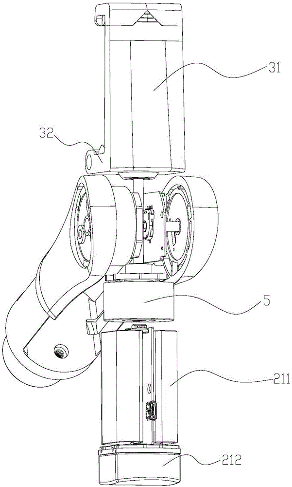 Counterweight type rotary bracket, holder comprising bracket and counterweight method