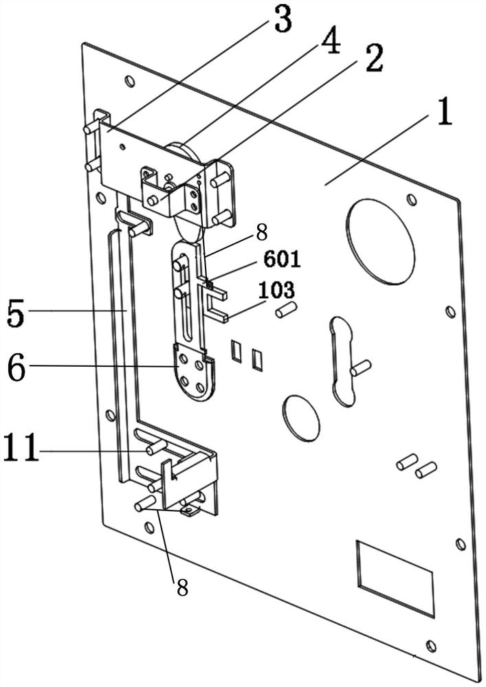 Double-hole operation mechanism interlocking device and ring main unit