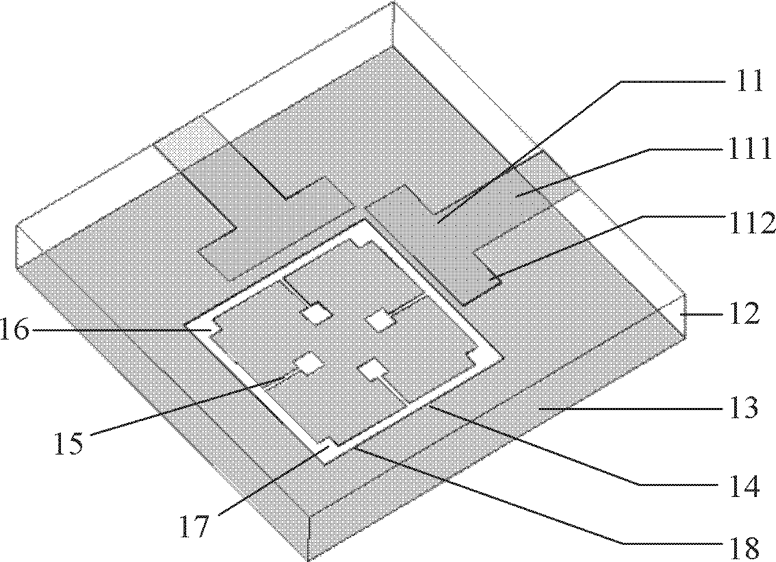 Microstrip bimodule band-pass filter based on DGS (defected ground structure) square-ring resonator