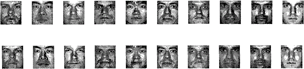 Method for identifying target based on local neighbor sparse representation