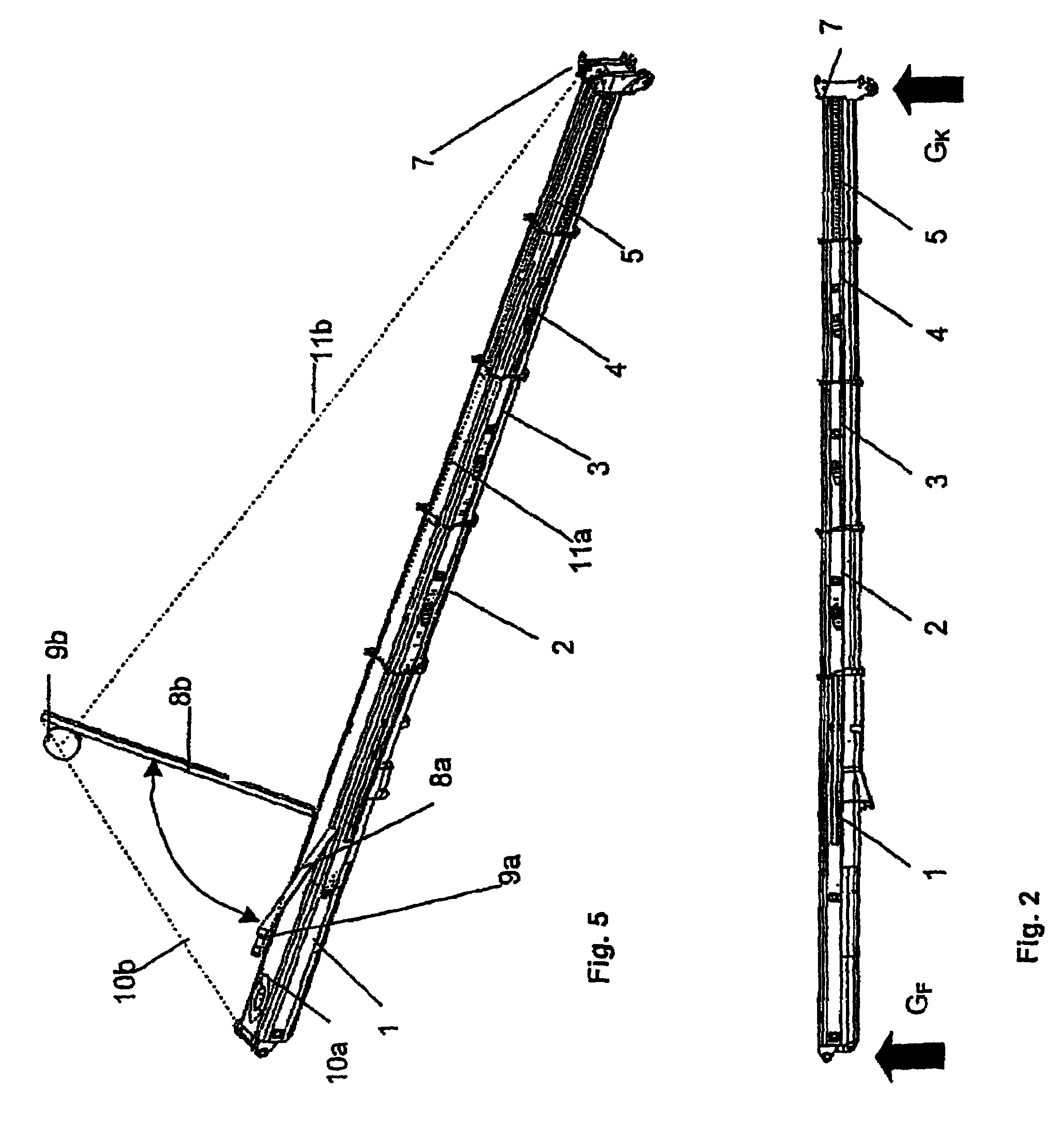 Mobile crane with a telescopic main boom