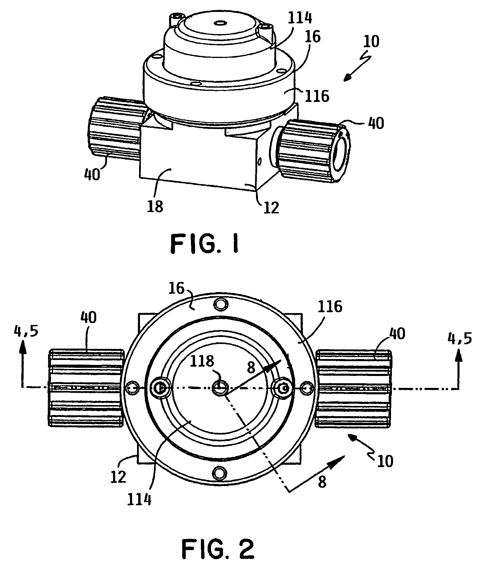 Extended stroke valve and diaphragm