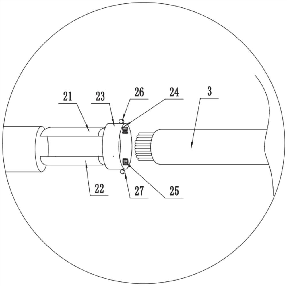 Special-shaped pipe cavity high-voltage cable laying device and method