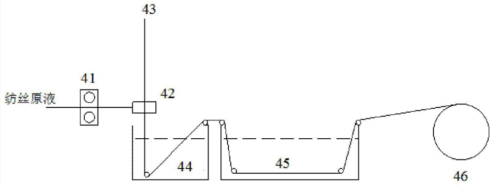 An online cleaning device and a complete set of membrane silk gel shaping equipment including the device