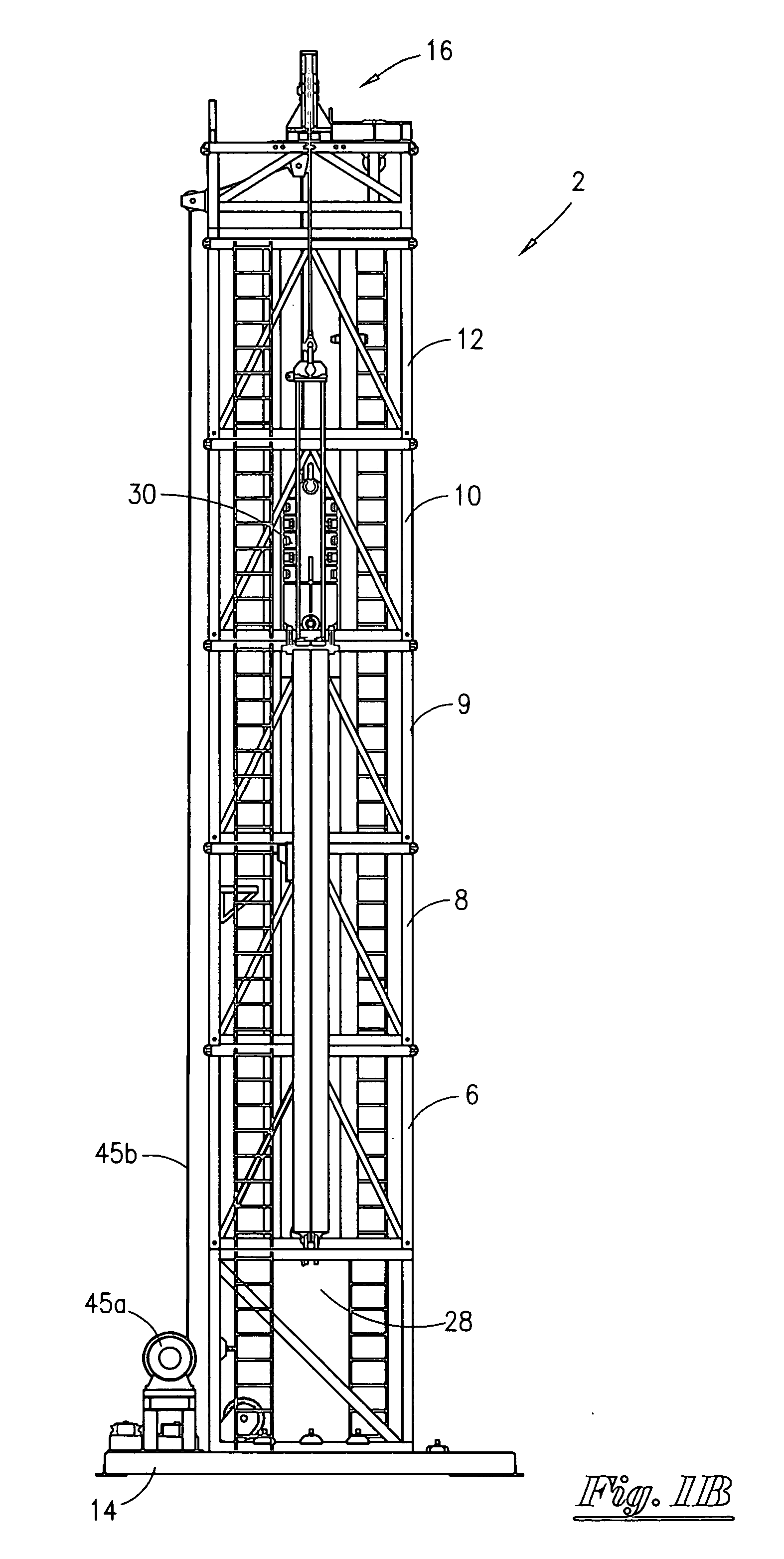 Apparatus for performing well work on floating platform