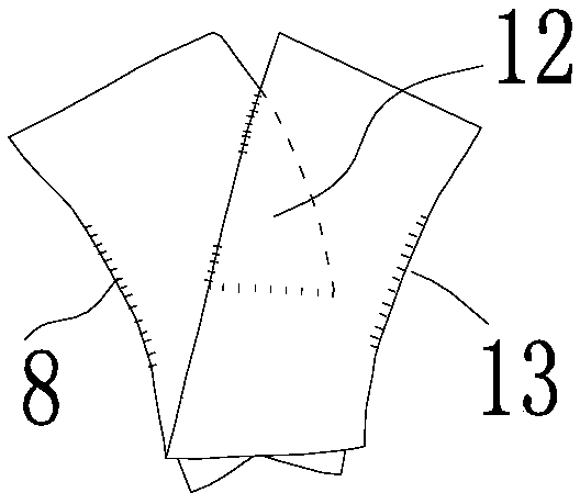 A foldable one-piece garment method utilizing 100% fabric